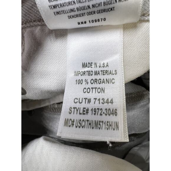 CITIZENS OF HUMANITY Horseshoe high-rise barrel-leg jeans Size 32 Light Grey - Picture 11 of 12